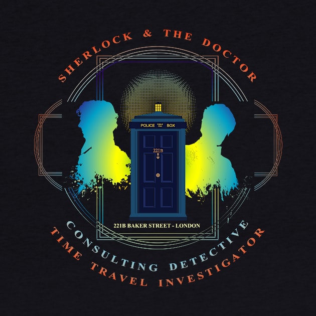 CONSULTING DETECTIVE & TIMETRAVEL INVESTIGATOR by KARMADESIGNER T-SHIRT SHOP